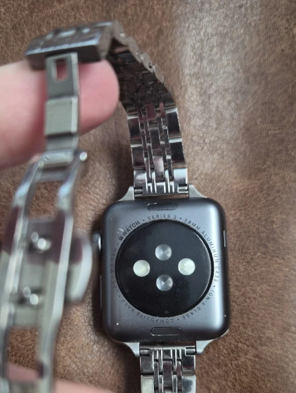 Smartwatch Pair - Blue Silicone Strap + Silver Metal Band